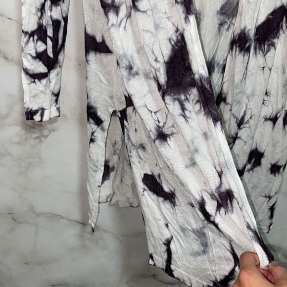 Sweet Romeo Tie Dye Open Drape Cardigan - Picture 8 of 13